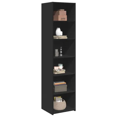 Immagine prodotto di vidaXL Credenza nera 45x41x185 cm Materiale a base di legno