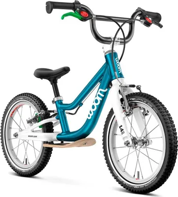 Produktbild von woom GO 1+ Laufrad 14" metallic blue