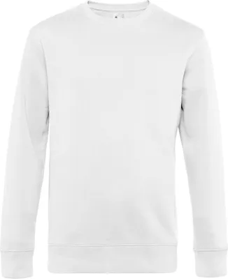 Produktbild von B&C Herren Sweatshirt Pullover Rundhalsshirt Sweater Langarmshirt Warm, Größe:S, Farbe:Weiß