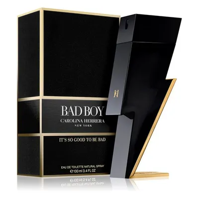 Zdjęcie produktu dla Carolina Herrera Bad Boy, Mężczyźni, 100 ml, Bergamotka, Grejpfrut, Pieprz, Szałwia, Wetiwer, Kakao, Tonkowiec wonny, Spray