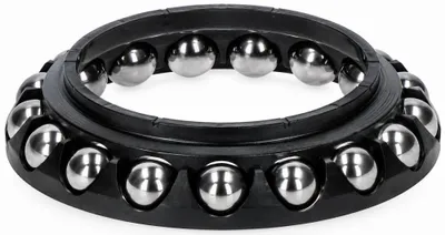 Image de Bague de roulement de type Kugelring pour moyeu arrière Shimano HB-MT400, côté droit, largeur 5/32 de pouce, contenant 17 billes