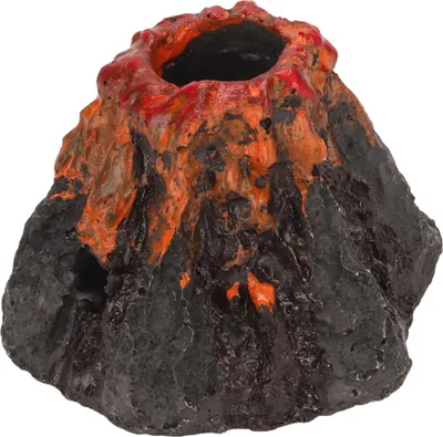 Produktbild von HEEPDD Aquarium-Vulkan-Ornament, Harz, Sch?ne Sichere Vulkan-Aquarium-Dekoration fr Aquarium-Berg-Dekoration