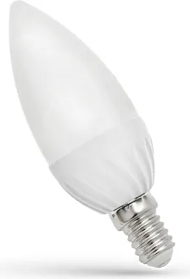 Zdjęcie produktu dla Żarówka Spectrum LED w kształcie świecy 6W = 49W E14 matowa 540lm neutralna biel 4000K 160°
