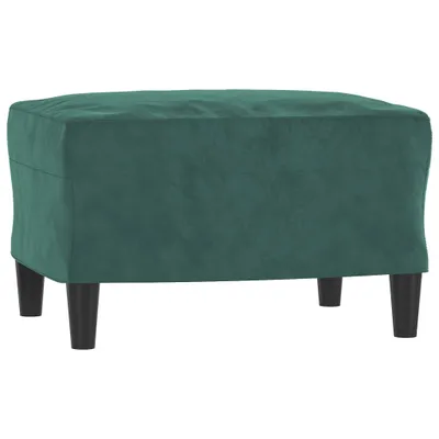 Produktbild von Fußhocker Dunkelgrün 60x50x41 cm Samt