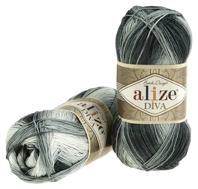100g Strickgarn ALIZE DIVA BATIK Farbverlauf Häkelgarn Wolle Stricken Häkeln