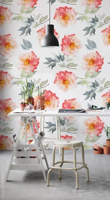 Produktbild von Coloray Fototapete 152x104 cm An Einer Wand Latex Latextapete - Blumenblumenblumen
