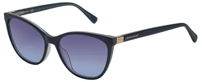 Image de Longchamp LO659S 424 BLUE 57/16/140 Lunettes de soleil pour femmes