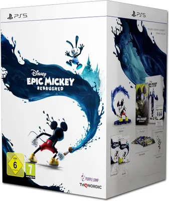 A collector's edition box for the video game Disney Epic Mickey: Rebrushed for PlayStation 5.