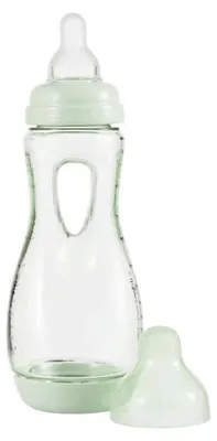 Produktbild von Difrax Trinkflasche mit Griff – 240 ml – Pistachio