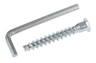 Obrázek produktu pro Spojovací šroub Walteco komfirmát 7 x 50 mm s kličkou, 20 ks
