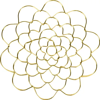 Produktbild von Wiederverwendbares Blumengitter aus Edelstahldraht, Blumenhalter in Blumenform für Vasen-Blumenarrangements und Pflanzenpräsentation