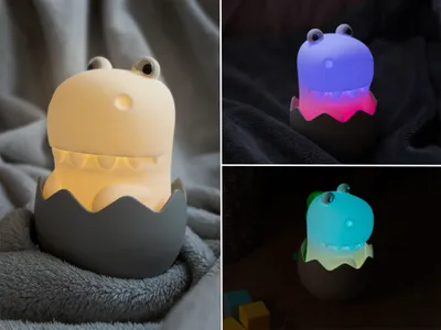 Produktbild von MEGALight Dr. Kunde DIGGY DINO, LED, Freistehend, Junge/Mädchen, Akku
