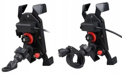 Obrázok produktu pre Držiak na telefón motocykel USB nabíjačka 2A V4