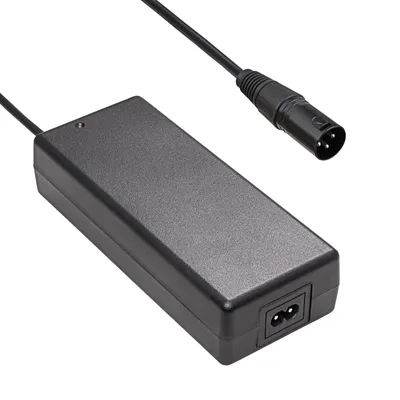 Produktbild von E-Bike Pedelec Ladegerät 13s Akyga AK-EV-04 Adapter 54.6V 2A Type A XLR 1m