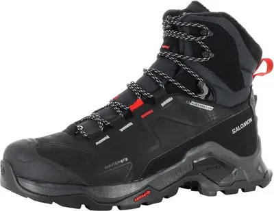 Produktbild von Salomon Quest Winter TS CSWP Winterwanderschuhe Black/Goji Berry/Monument UK 4 - EU 36,7