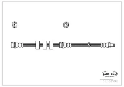 Produktbild von CORTECO 19033509 Bremsschlauch Vorne für MAZDA TRIBUTE (EP)
