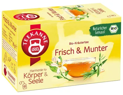 Produktbild von Teekanne -Kräutertee Frisch & Munter 18er