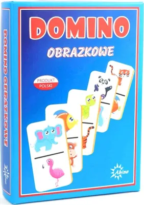 Produktbild von Domino obrazkowe zwierzeta
