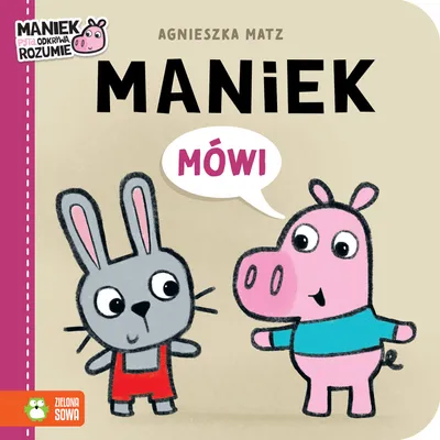 Productafbeelding van Zielona Sowa Maniek mówi: książka edukacyjna