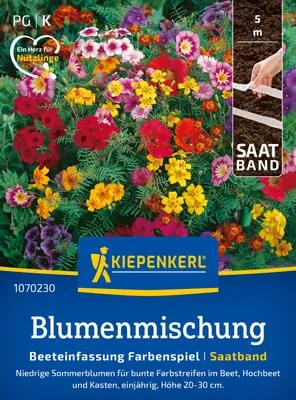 Produktbild von Kiepenkerl Saatband Beeteinfassung Farbenspiel 5-8 lfd. Meter