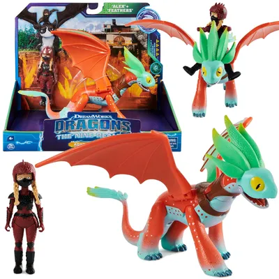 Produktbild von Drachenzähmen leicht gemacht Alex und der gefiederte Drache Figurenset