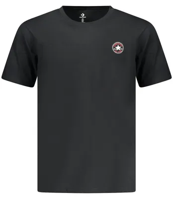 Produktbild von Schwarzes Herren Kurzarm-T-Shirt mit Logo-Druck und Rundhals