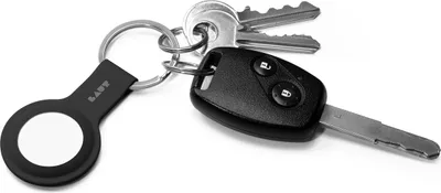 Produktbild von LAUT HUEX TAG Black keyring holder for Apple AirTags