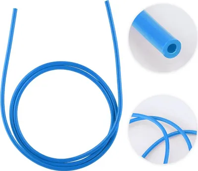 Image de Tube PTFE, accessoires pour imprimante 3D PTFE Tuyau Ptee -D��sense Tuyau - Connexion filament Pneumatique Équipement Pneumatique Connexion tube obligatoire pour imprimante 3D 1 M 2 * 4mm (Rouge) (BLUE)