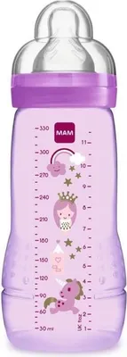 Produktbild von MAM 6044608 EASY Active PP Bottle 330ML Baby-Flasche + Sauger, 330ml Fassungsvermögen, -frei