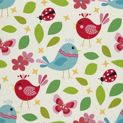 Immagine prodotto di OUTDOOR DEKOSTOFFE OXFORD - Motivo uccelli dolci I DX466