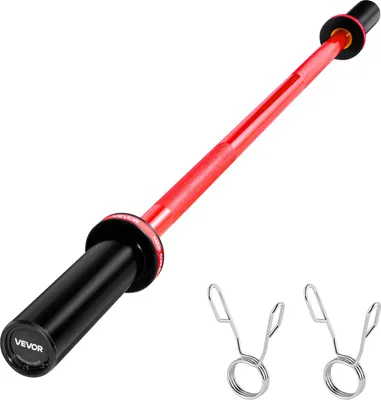 Immagine prodotto di La barra per trazioni VEVOR da 120 cm è ideale per l'allenamento della forza, il sollevamento pesi, gli squat, lo stacco da terra e la distensione su panca.