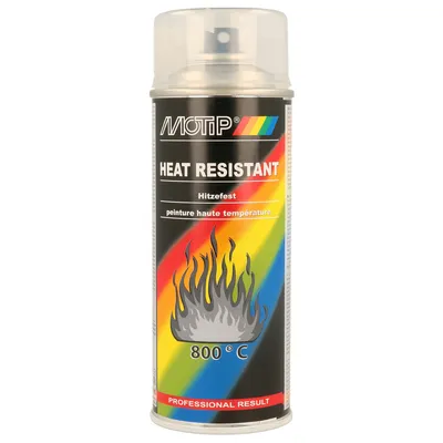 Produktbild von Motip Hitzefest Klarlack Hochtemperaturbeständig bis 800 Grad 400ml