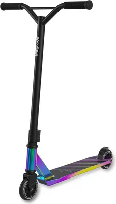Produktbild von LifeGoods Stunt Scooter Fly Pro - ab 6 Jahre - Tretroller für Kinder - Jungen/Mädchen - 100mm - 100KG - Regenbogen