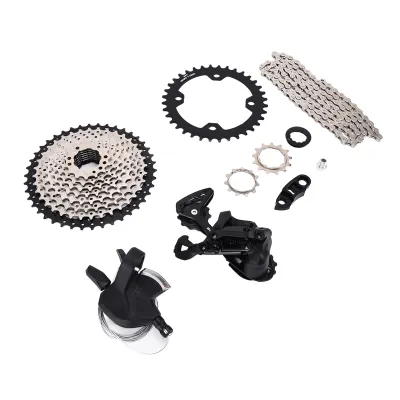 Zdjęcie produktu dla Rower górski 1x10 Speed Group Set, A7 1x10 Speed Shifter Derailleurs Group, A7 Mountain Bike 1x10 Speed Group Set, A7 Shift Lever Rear Derailleur Set, 42T Cassette Chainring Set, 10 Speed Mountain Bike Sets