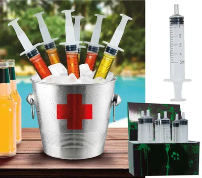 Immagine prodotto di Siringa di carnevale per medici, accessori per costumi, Colore: Multicolore