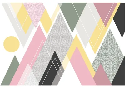 Image de Stickers muraux – Décoration de chambre à coucher/salon – Immense motif de montagnes scandinaves VOGIA – 80 x 120 cm