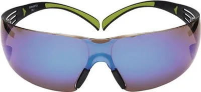 Produktbild von 3M Brille SecureFit408AS, PC, blau verspiegelt, AS