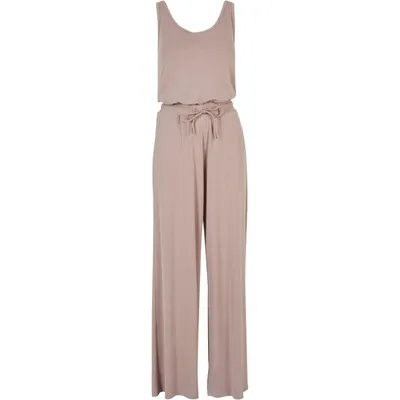 Obrázek produktu pro Dámský overal Urban Classics Ladies Long Sleevless Modal Jumpsuit duskrose - 3XL