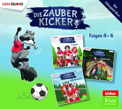 Produktbild von Die Zauberkicker Hörbox Folgen 4-6 (3 Audio CDs)