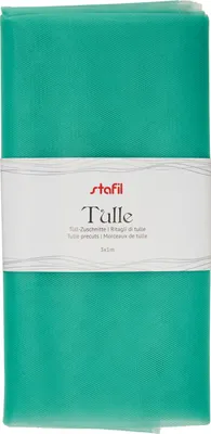 Produktbild von Tüll-Zuschnitt, 3 Meter Hellgrün