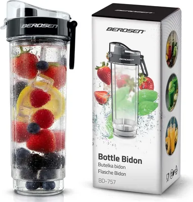 Produktbild von Wasserflasche mit Trinkverschluss, BPA-frei, 570 ml, auslaufsicher