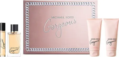 Zdjęcie produktu dla Michael Kors Gorgeous! Zestaw upominkowy EDP 100ml+SG 100ml+BL 100ml+EDP 10ml
