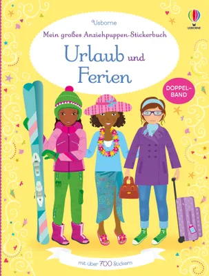 Produktbild von Mein großes Anziehpuppen-Stickerbuch: Urlaub und Ferien