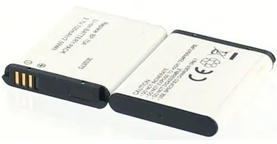 Produktbild von Akku für Samsung WB35F Li-Ion 3,7 Volt 600 mAh schwarz.