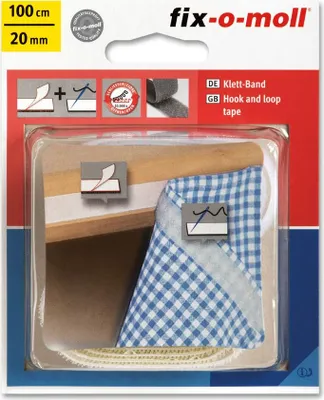 Produktbild von Klettband Kombi fix-o-moll weiß