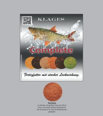 Produktbild von Klages Complete Fertigfutter 1kg Schleie