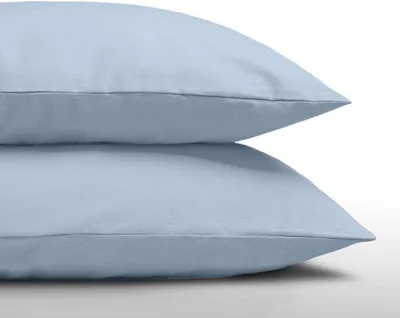 Obrázek produktu pro Unyqoos® Zelesta – sada 2 povlaků na polštáře, 60 x 70 cm, mikrovlákno, barva Bluefog, zapínání na skrytý zip, vhodné do pračky a sušičky
