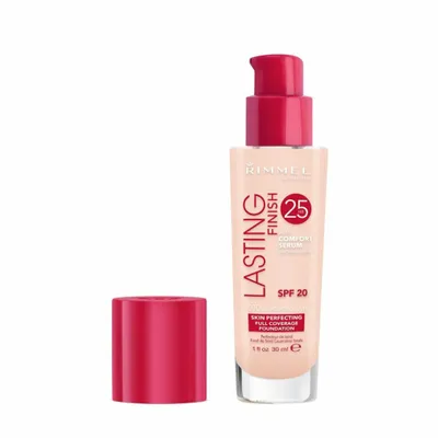 Zdjęcie produktu dla Rimmel London, Lasting Finish, Liquid Foundation, 010, Porcelain, SPF 20, 30 ml