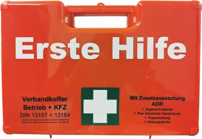 Produktbild von ADR-Gefahrgutkoffer mit der aktuellen DIN 13157 & zusätzlicher ADR-Ausstattung