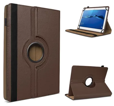 Produktbild von Schutzhülle für VALE Tablet V10E / V10A Hülle Tasche Case 360 Grad Drehbar 10,1Farben:Braun